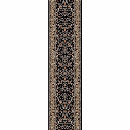 Concord Global Trading Concord Global 49333 2 ft. 7 in. x 4 ft. Jewel Marash - Black 49333